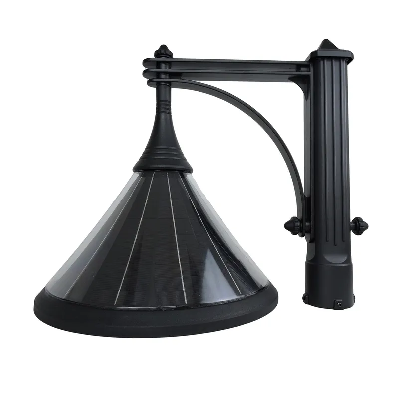 Commercial Grade Solar Pedestrian LED Post Light, 6000K, with Morph Technology, Single Lamp Head — Warehouse Lighting LED Area Lights 30.0W 6000K