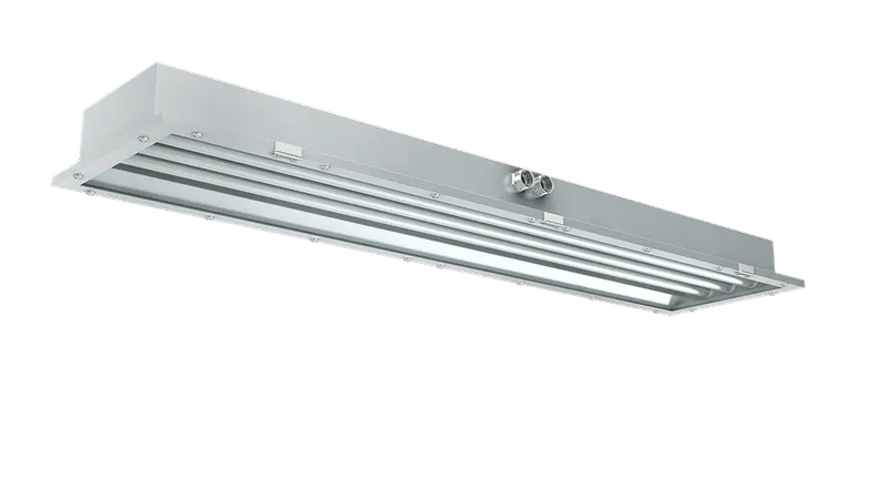 LED Hazardous Location Paint Booth Light, Class 1 Division 2, 5600 Lumens, 40W, 100-277V — Warehouse Lighting LED Area Lights 40.0W 5000K