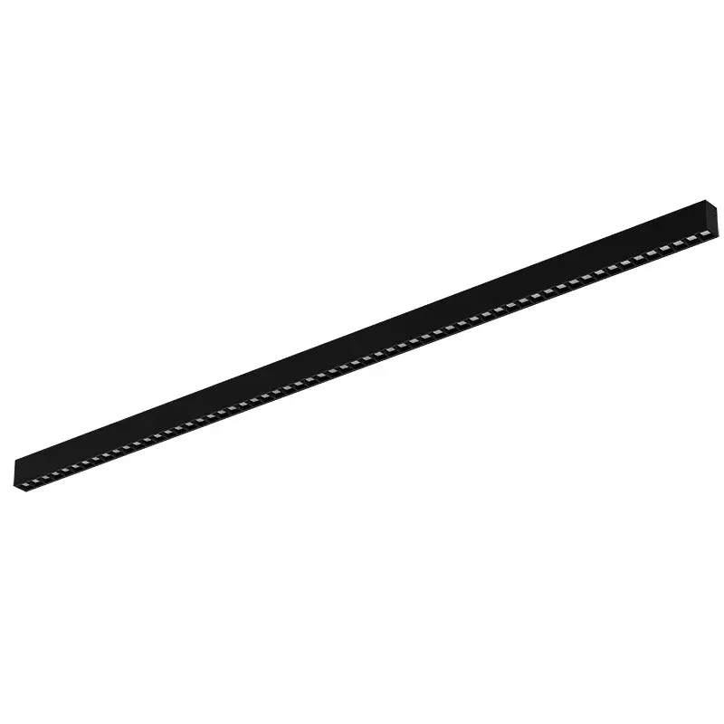 8FT Architectural 2" Optic & Combined-Distribution Linear Lights, 8000 Lumen Max, Wattage and CCT Selectable, 120-277V, Black or White Finish — Warehouse Lighting LED Linear Lights 60.0W 3000K