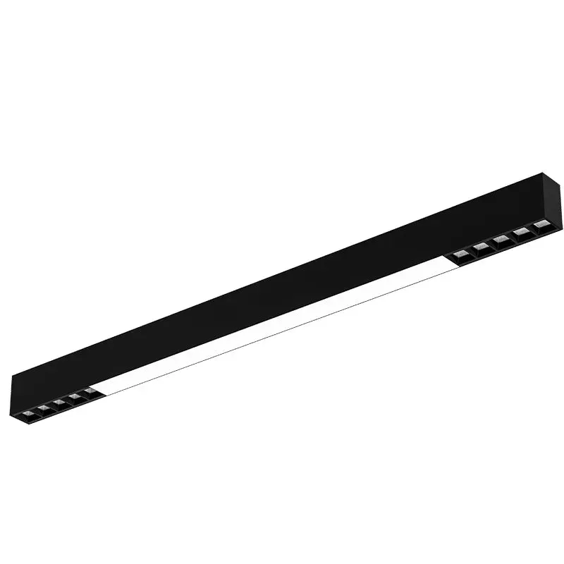 4FT Architectural 2" Optic & Combined-Distribution Linear Lights, 4000 Lumen Max, Wattage and CCT Selectable, 120-277V, Black or White Finish — Warehouse Lighting LED Linear Lights 20.0W 3000K