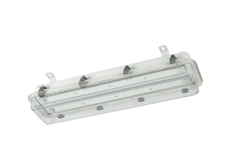 2FT LED Linear Explosion Proof Light, Class 1 Division 2, 5600 Lumens, 40W, 5000K, Beam Angle 120 degree, 100-277V — Warehouse Lighting LED Linear Lights 40.0W 5000K