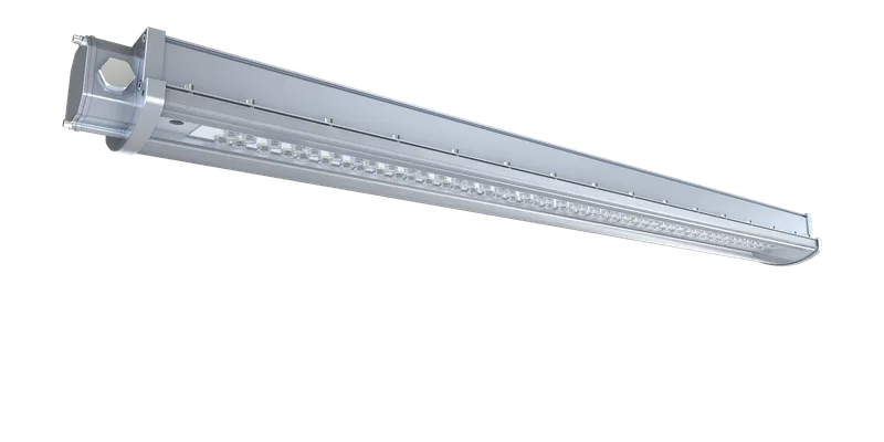 4FT LED Linear Explosion Proof Light, Class 1 Division 2, 80W, 11200 Lumens, 5000K, 120° Beam Angle, 100-277V — Warehouse Lighting LED Linear Lights 80.0W 5000K
