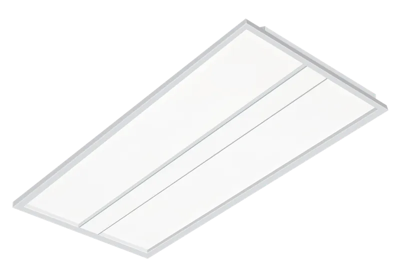 2x4 Back-Lit LED Designer Panel, 5500 Lumen Max, Wattage and CCT Selectable, Emergency Backup Option, 120-277V — Warehouse Lighting LED Downlights 30.0W 3500K
