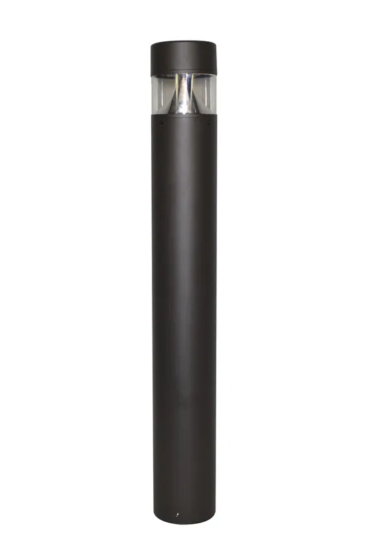 LED 6" Flat Top Bollard, 3997 Lumens, Wattage and CCT Selectable, 120-347V, Bronze Finish — Warehouse Lighting LED Bollards & Pathway Lights 10.0W 3000K