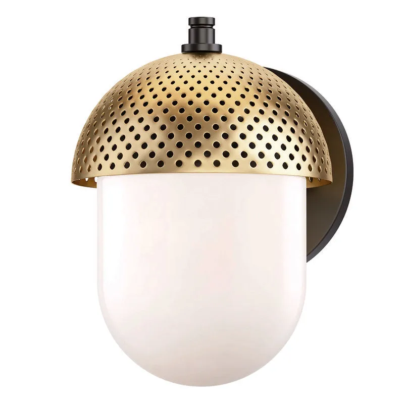 Perf 1-Light Outdoor Wall Sconce — Warehouse Lighting LED Wall Lights 150.0W 