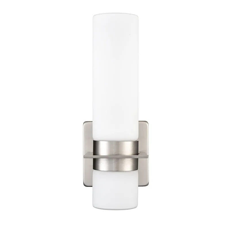 Millennium Lighting, 13" Outdoor Wall Sconce, Brushed Nickel or Matte Black Finish — Warehouse Lighting LED Wall Lights 14.0W 3000K