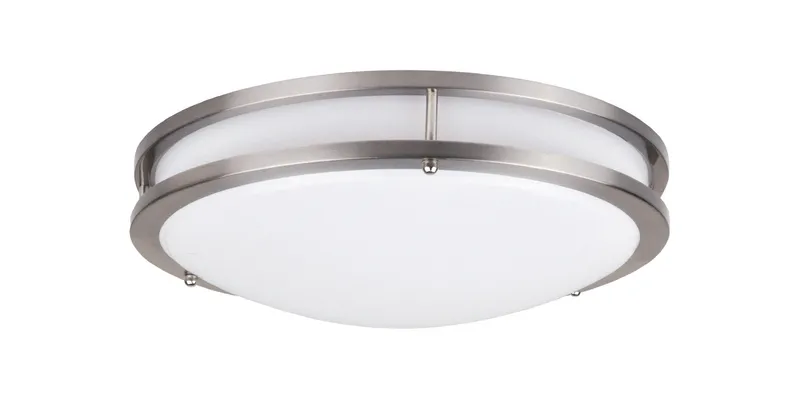 LED 14" Flush Mount Ceiling Light, 1800 Lumens, 24W, CCT Selectable, 120V — Warehouse Lighting LED Post Top Lights 24.0W 2700K
