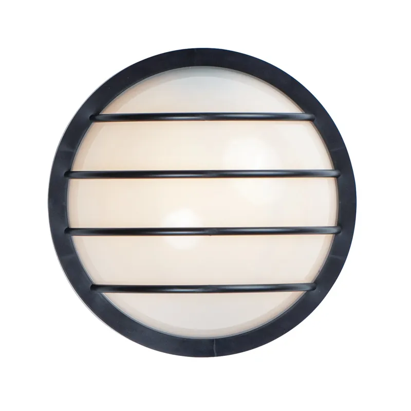 Bulwark 1-Light Outdoor Wall Sconce, Black or White — Warehouse Lighting LED Wall Lights 60.0W 