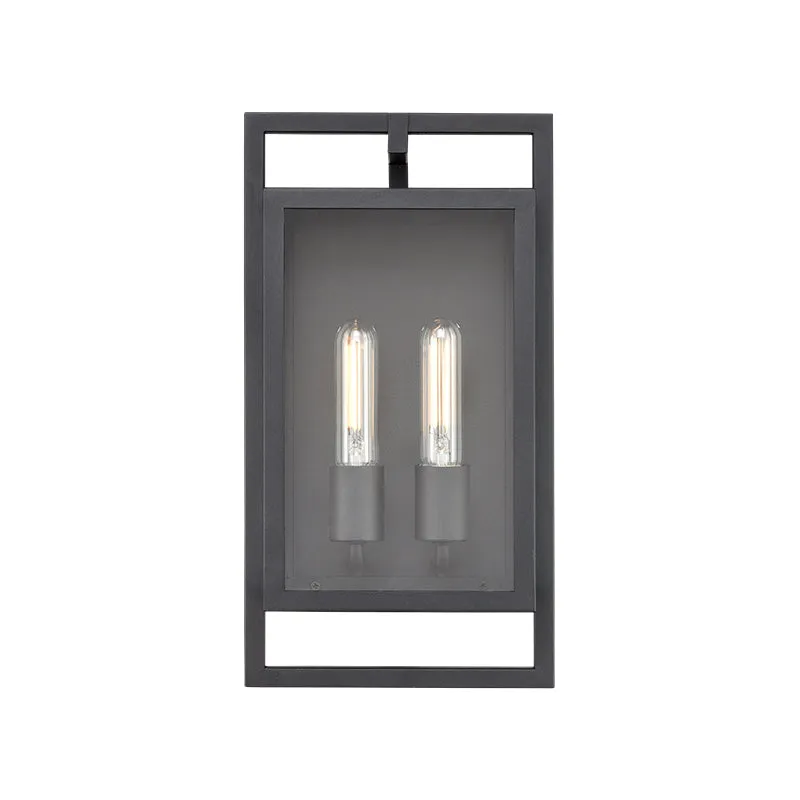 Millennium Lighting, 2 Light, 15" Outdoor Wall Sconce, 120V, Agatha Collection — Warehouse Lighting LED Wall Lights 60.0W 