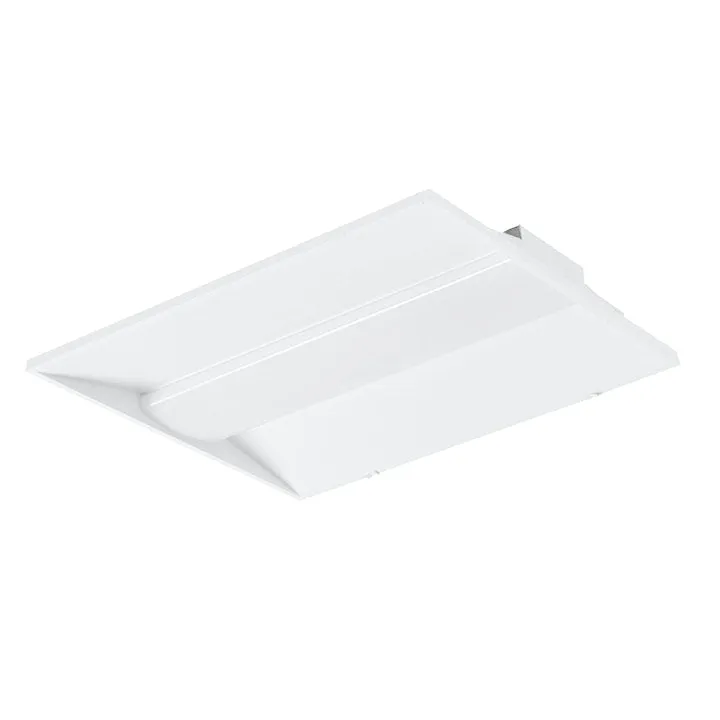 2x4 LED Center Basket Troffer: C-Line, 6250 Lumen Max, Wattage and CCT Selectable, 120-277V, Emergency Backup Option — Warehouse Lighting LED Downlights 30.0W 3000K
