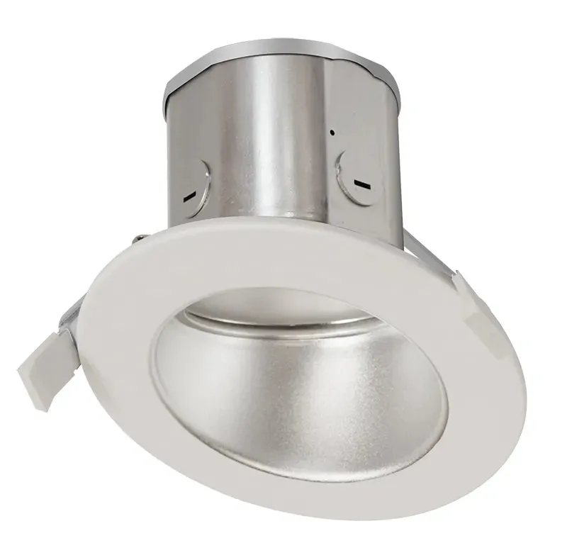 6" LED ROUND COMMERCIAL RECESSED LIGHT, 15W, 1275 LUMENS, CCT SELECTABLE, 120-277V, HAZE OR WHITE — Warehouse Lighting LED Downlights 15.0W 3000K