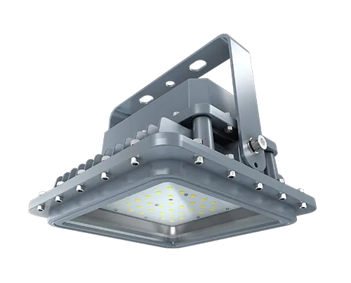 LED Explosion Proof Hazardous Location Light, Class 1 Division 1, 11200 Lumens, 80W, 5000K, 100-277V, D Series — Warehouse Lighting LED Area Lights 80.0W 5000K