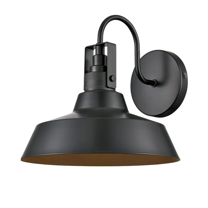 Millennium Lighting, 1 Light, 10" Outdoor Wall Sconce, Gooseneck, 120V, Axell Collection — Warehouse Lighting LED Wall Lights 60.0W 