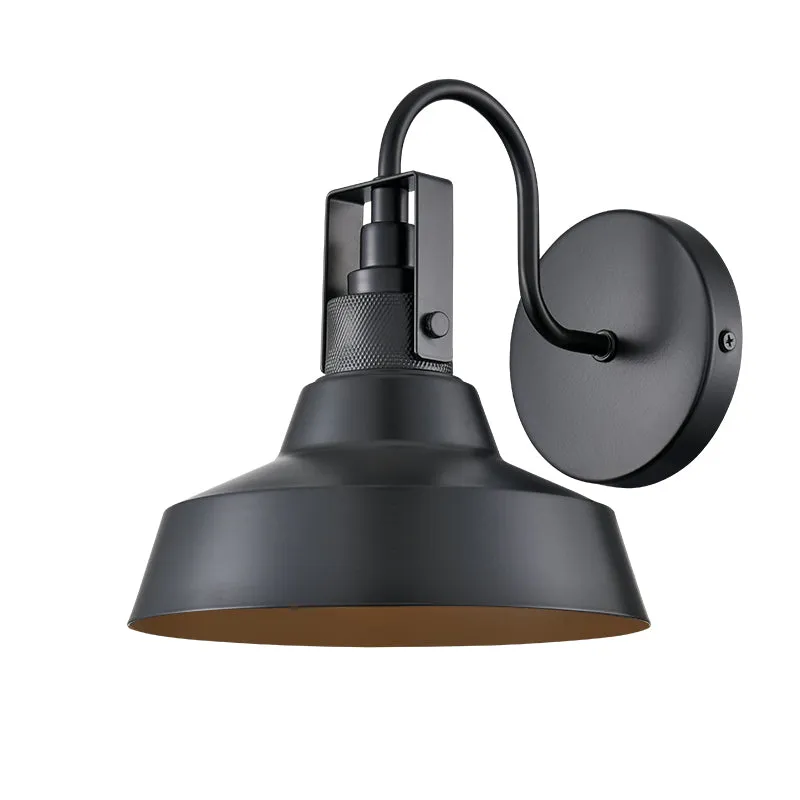 Millennium Lighting, 1 Light, 8" Outdoor Wall Sconce, Gooseneck, 120V, Axell Collection — Warehouse Lighting LED Wall Lights 60.0W 