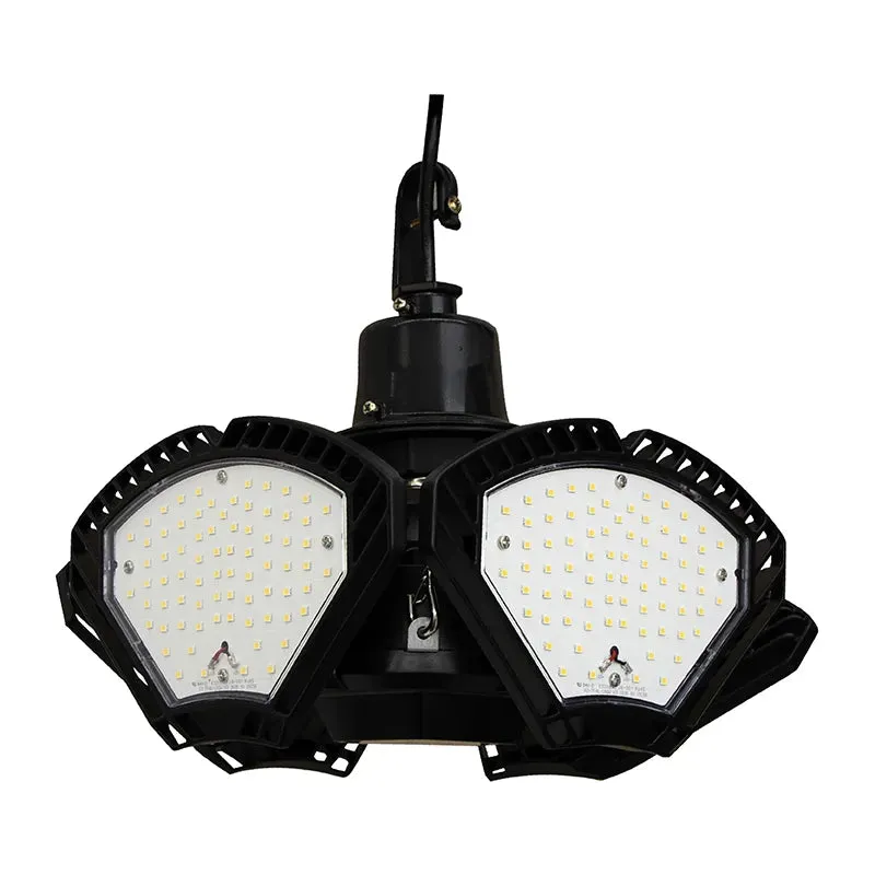 LED UFO High Bay Lamp, 18,000 Lumens, 150 Watt, 120-277V, 5000K, Black Finish — Warehouse Lighting LED High Bay Lights 150.0W 5000K
