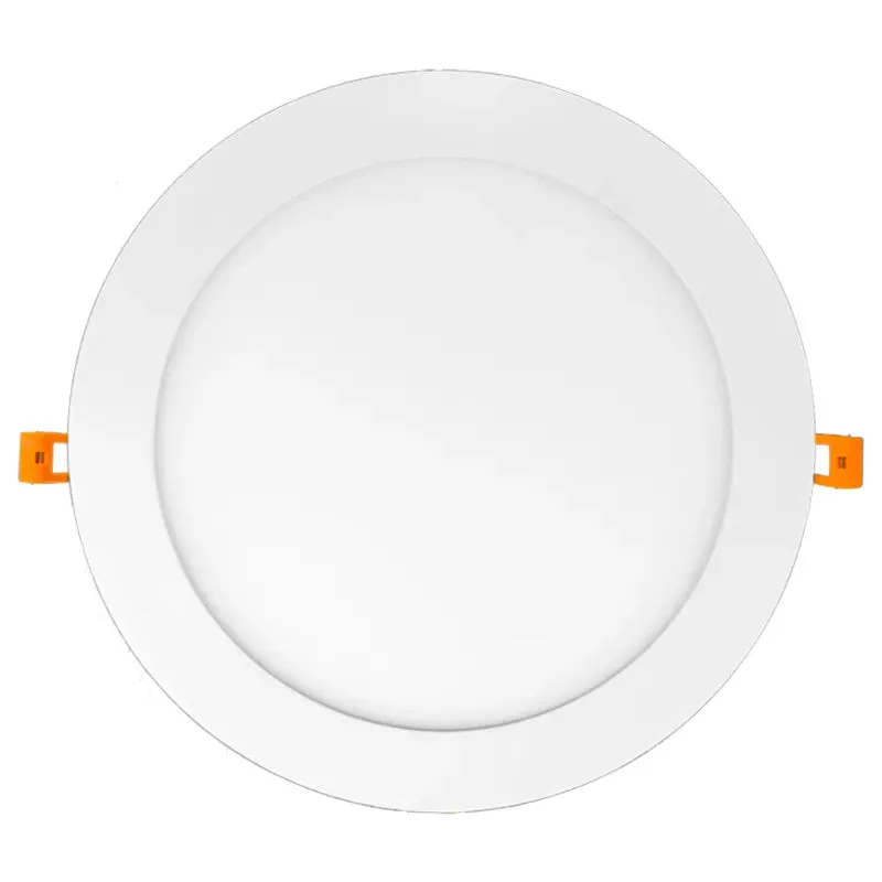 12" Slim Recessed Light, 24W, CCT Selectable, Wet Location, 120V — Warehouse Lighting LED Downlights 24.0W 2700K