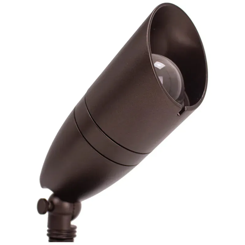 INTEGRATED ALUM. LED SPOT LIGHT AC/DC12V 7W RGBW BLUETOOTH WG APP 600LM, Oil-Rubbed Bronze — Warehouse Lighting LED Flood Lights 7.0W 3000K