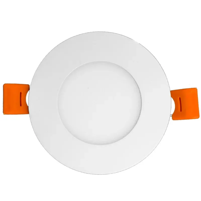 3" Slim Recessed Light, 6W, CCT Selectable, Wet Location, 120V — Warehouse Lighting LED Downlights 6.0W 2700K