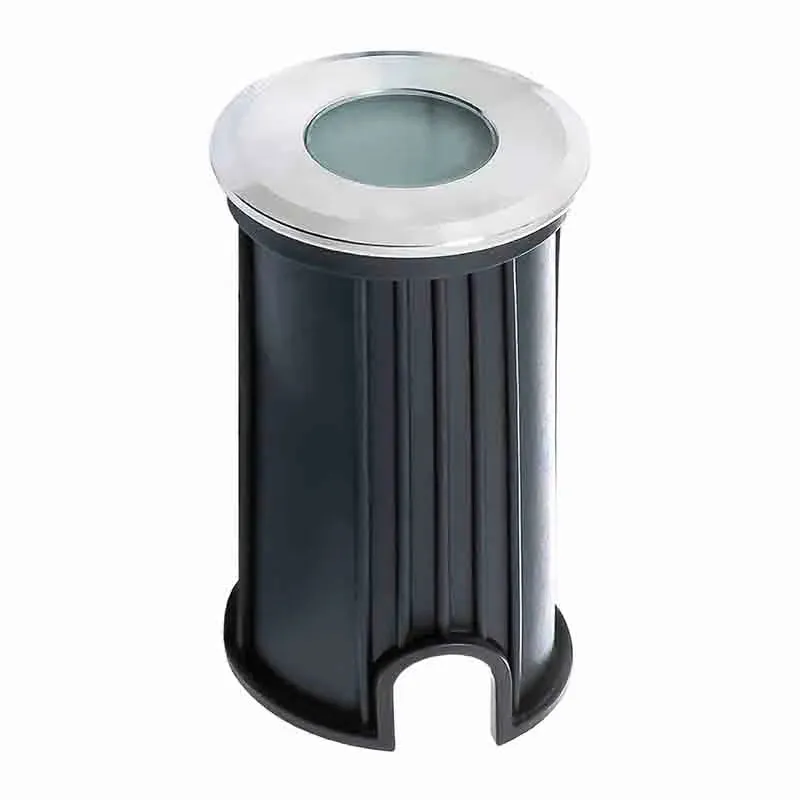 STAINLESS STEEL IN-GROUND LIGHT, 12V DC/AC, 1W COB,100 LM, 45°, IP67, PC SLEEVE, 3000K OR 4000K — Warehouse Lighting LED Flood Lights 1.0W 3000K