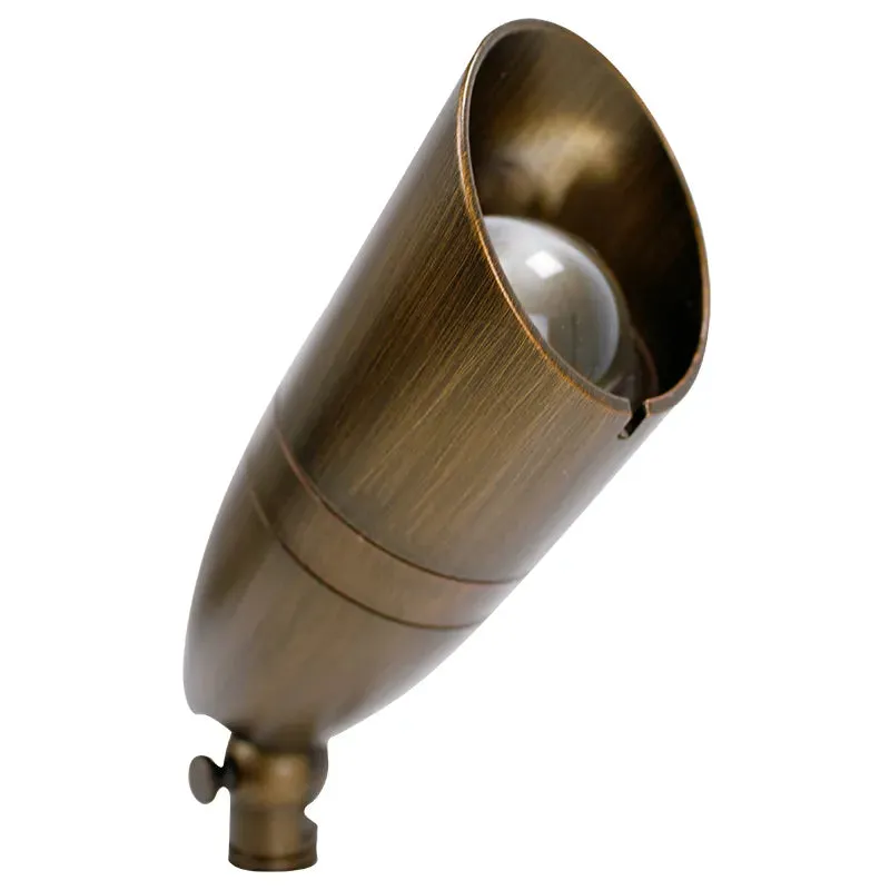 INTEGRATED ALUM. LED SPOT LIGHT AC/DC12-24V 7W 3CCT 3/4/5K 700LM, Black, Antique Brass, or Oil-Rubbed Bronze — Warehouse Lighting LED Flood Lights 7.0W 3000K