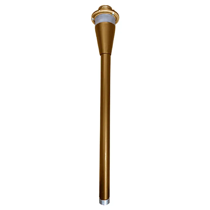 22in AA SERIES PATH LIGHT STEM 3CCT, 200 Lumens, Cap Option Available, Black, Antique Brass, or Oil-Rubbed Bronze — Warehouse Lighting LED Bollards & Pathway Lights 10.0W 3000K