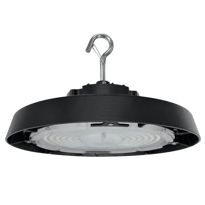 C-LINE: RHB3 UFO High Bays, 36000 Lumen Max, Wattage and CCT Selectable, 120-277V, Black or White Finish — Warehouse Lighting LED High Bay Lights 180.0W 3500K