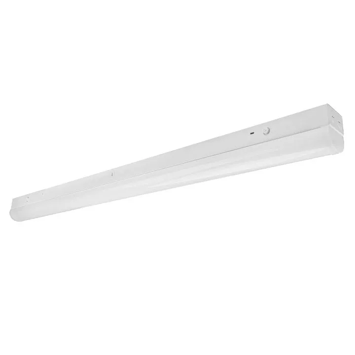 8FT Round Strip Light, 7800 Lumen Max, CCT Selectable, Optional Emergency Backup, 120-277V, White or Black Finish — Warehouse Lighting LED Linear Lights 40.0W 3000K