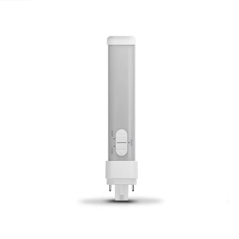 24PK 9.5W 1010LM PLC Type A Plastic 80 CRI 30K/35K/40K Horizontal Rotation 270 Degree G24Q — Warehouse Lighting LED Temporary & Work Lights 9.5W 3000K
