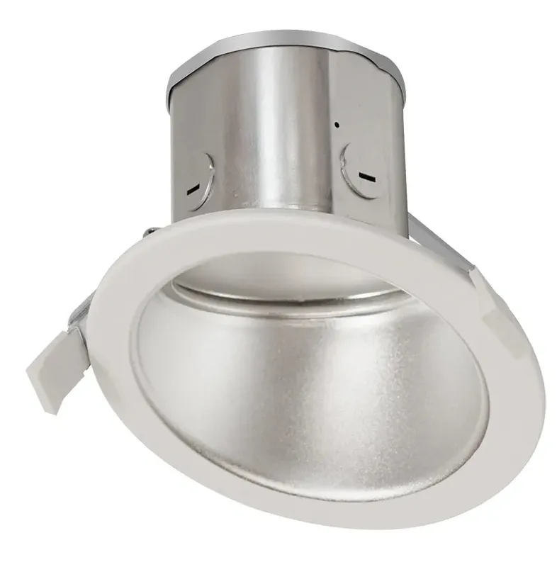 6" LED Commercial Recessed Light, 15W, 3000K, 4000K, 5000K, 120-277V, Haze or White Finish — Warehouse Lighting LED Downlights 15.0W 3000K
