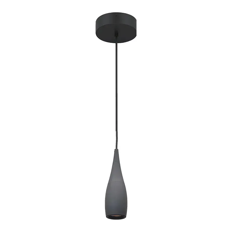 Wine Bottle Pendant Cylinder Light, Wattage and CCT Selectable, 120V, Black or White Finish — Warehouse Lighting LED Landscape Lights 6.0W 3000K