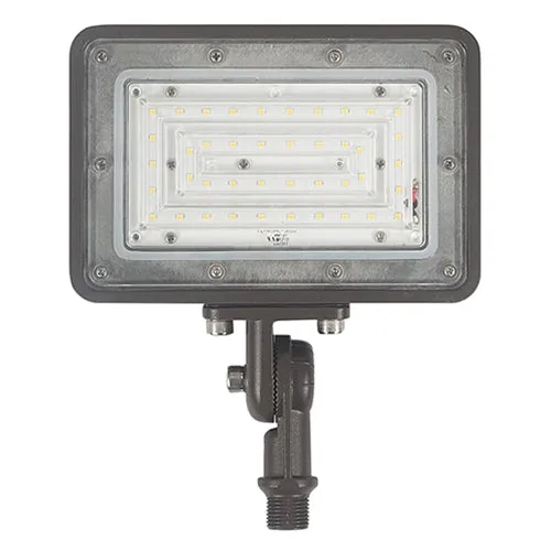 LED Flood Light, 30W, 4350 Lumens, 4000K or 5000K, 120-277V, Dark Bronze Finish — Warehouse Lighting LED Flood Lights 30.0W 4000K