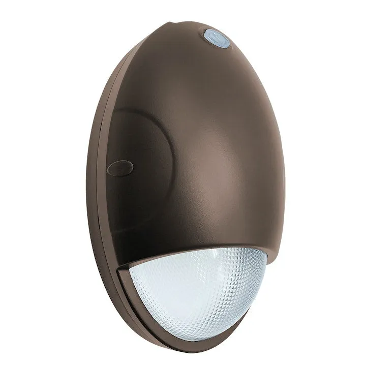 LED Wall Pack, CCT Selectable, 15W, 1950 Lumens, Integrated Photocell, Emergency Backup Option, 120-277V — Warehouse Lighting LED Wall Lights 15.0W 3000K