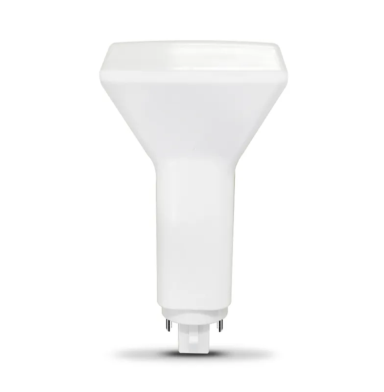 24PK 9.5W 1050LM PLC Type A Plastic 80 CRI 4000K Dimmable Vertical G24Q — Warehouse Lighting LED Bulbs & Lamps 9.5W 4000K