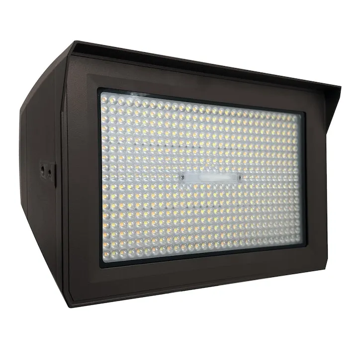 LED Flood Light, 22,500 Lumen Max, CCT and Wattage Selectable, Integrated Photocell, 120-277V — Warehouse Lighting LED Flood Lights 80.0W 3000K