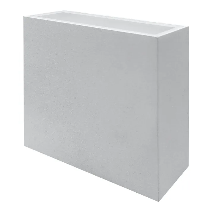 Modern Square Sconce Light, 1000 Lumens, CCT Selectable, 120V, White or Black Finish — Warehouse Lighting LED Wall Lights 15.0W 2700K