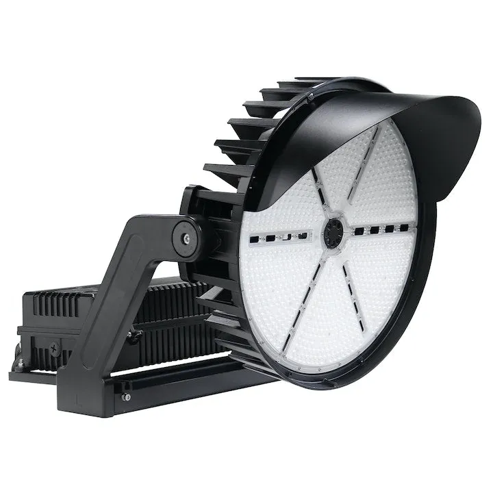 LED Stadium Light, 39000-156000 Lumens, Wattage Selectable, 5000K, Yoke Mount, 120-277V — Warehouse Lighting LED Flood Lights 300.0W 5000K