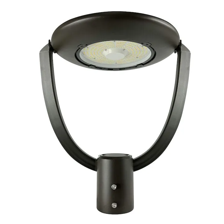 Post Top Light, Wattage and CCT Selectable, 120-277V, Bronze Finish — Warehouse Lighting LED Area Lights 35.0W 3000K