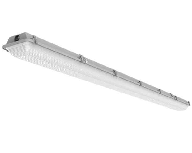 8FT Vapor Tight Fixture, 6000-24000 Lumens, Ribbed Frosted Acrylic Lens, 3000K, 3500K, 4000K, or 5000K, 120-277V — Warehouse Lighting LED Linear Lights 150.0W 3000K