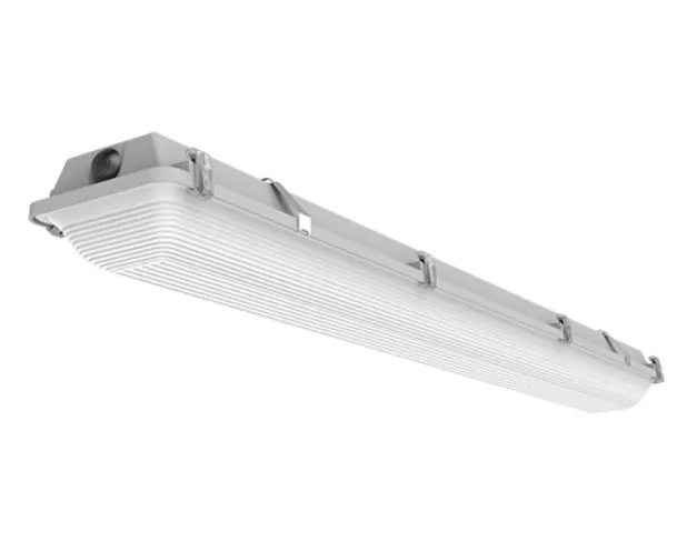 4FT Vapor Tight Fixture, 3000-12000 Lumens, Ribbed Frosted Acrylic Lens, 3000K, 3500K, 4000K, or 5000K, 120-277V — Warehouse Lighting LED Linear Lights 30.0W 3000K