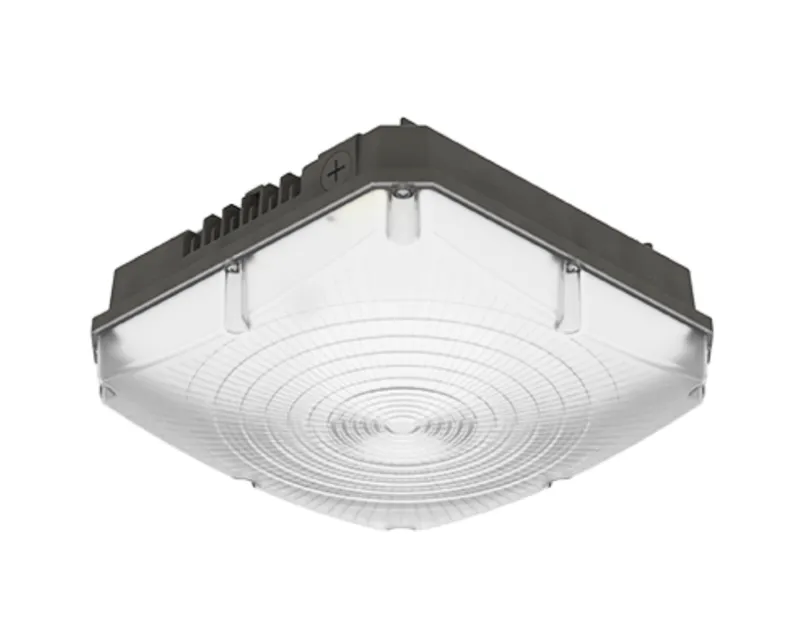 LED Canopy Parking Garage Light, 5000-9000 Lumens, 4000K, 120-277V or 347-480V, Bronze Finish — Warehouse Lighting LED Area Lights 40.0W 4000K