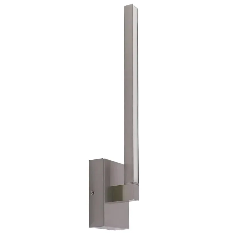 21" Slim Rotatable Vanity Light, 14W, 980 Lumens, CCT Selectable, Brushed Nickel, Brushed Brass, or Black — Warehouse Lighting LED Wall Lights 14.0W 3000K