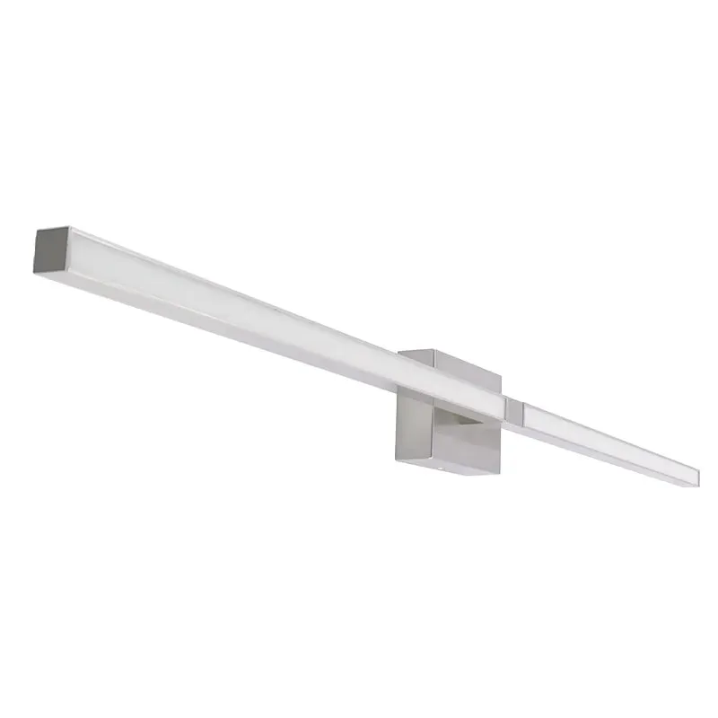 48" Slim Rotatable Vanity Light, 40W, 2800 Lumens, CCT Selectable, Brushed Nickel, Brushed Brass, or Black — Warehouse Lighting LED Wall Lights 40.0W 3000K