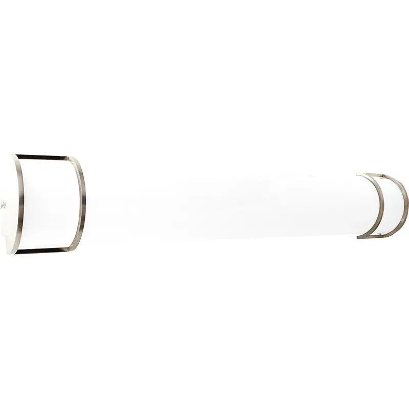 36" LED Multi-CCT Vanity Light with Metal Rings, 25W, 2560 Lumens, Brushed Nickel — Warehouse Lighting LED Wall Lights 25.0W 3000K