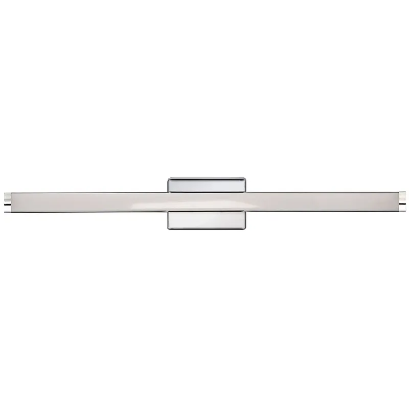 48" LED Multi-CCT Vanity Light, 32W, 2240 Lumens, Brushed Nickel or Polished Chrome — Warehouse Lighting LED Wall Lights 32.0W 3000K