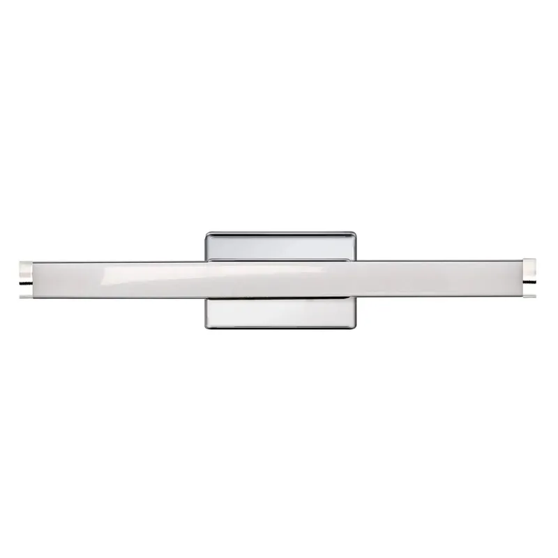 24" LED Multi-CCT Vanity Light, 16W, 1440 Lumens, Brushed Nickel or Polished Chrome — Warehouse Lighting LED Wall Lights 16.0W 3000K