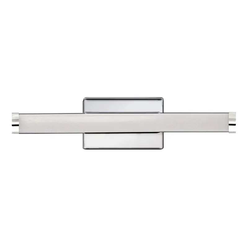 18" LED Multi-CCT Vanity Light, 12W, 840 Lumens, Brushed Nickel or Polished Chrome — Warehouse Lighting LED Wall Lights 12.0W 3000K