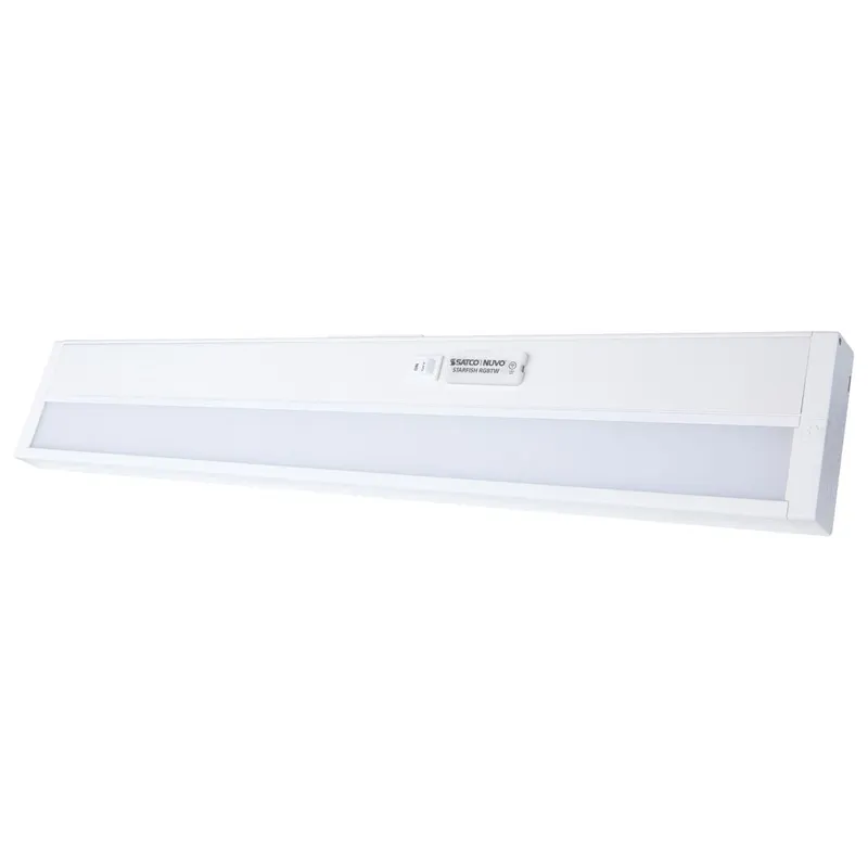 22 Inch LED Under Cabinet Light, SMART Starfish, RGB and Tunable White, White Finish — Warehouse Lighting LED General Lighting 20.0W 2700K