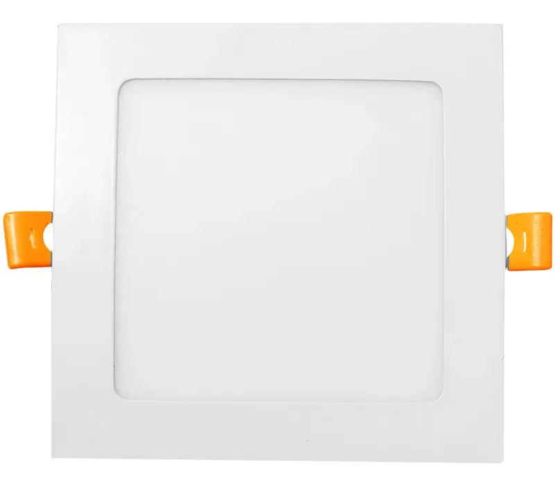 6" LED Square Ultra Slim Recessed Light, 15 Watt, CCT Selectable, 120V — Warehouse Lighting LED Downlights 15.0W 2700K