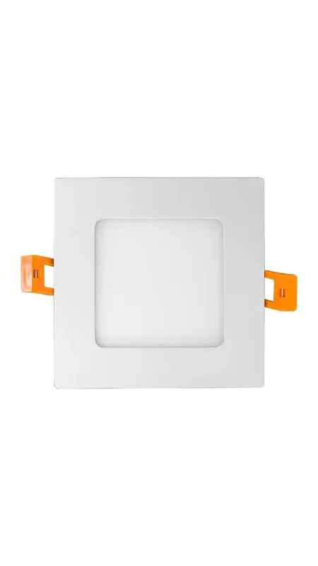 4" LED Square Ultra Slim Recessed Light, 9 Watt, CCT Selectable, 120V — Warehouse Lighting LED Downlights 9.0W 2700K
