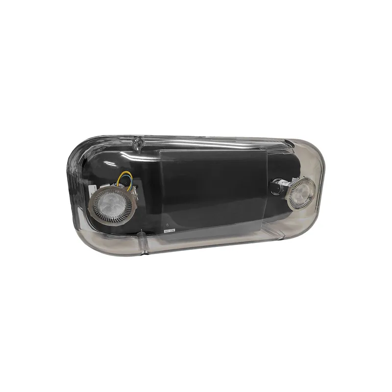 LED Emergency Unit, NEMA4X/NSF Listed, White or Black Housing, 15W-54W, 6V-12V Battery — Warehouse Lighting LED Exit & Emergency 15.0W 
